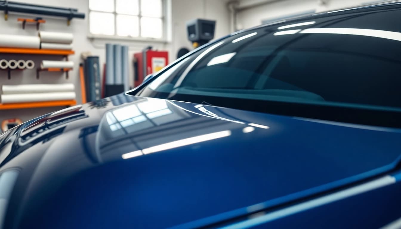 Optimale Lackschutzfolie für Neuwagen in München schützt das Fahrzeug vor Kratzern und Schmutz.