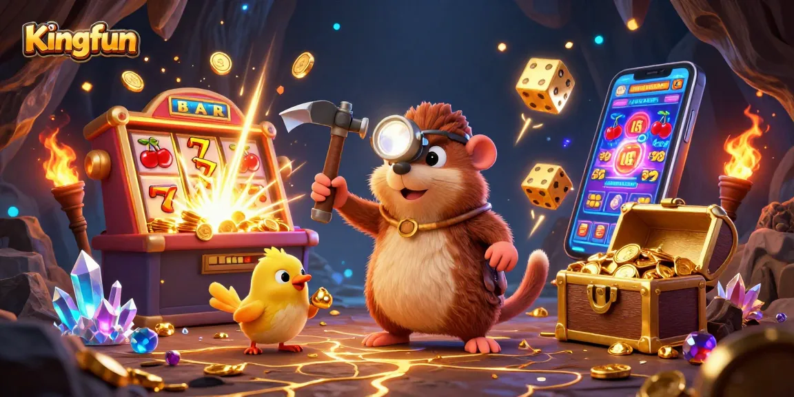Kingfun offers thrilling slot adventures with glowing treasures and a vibrant casino experience.