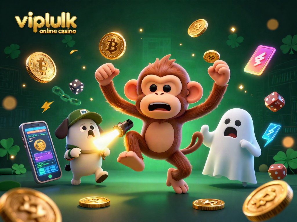Engage with thrilling games at vipluck online casino surrounded by vibrant digital elements.