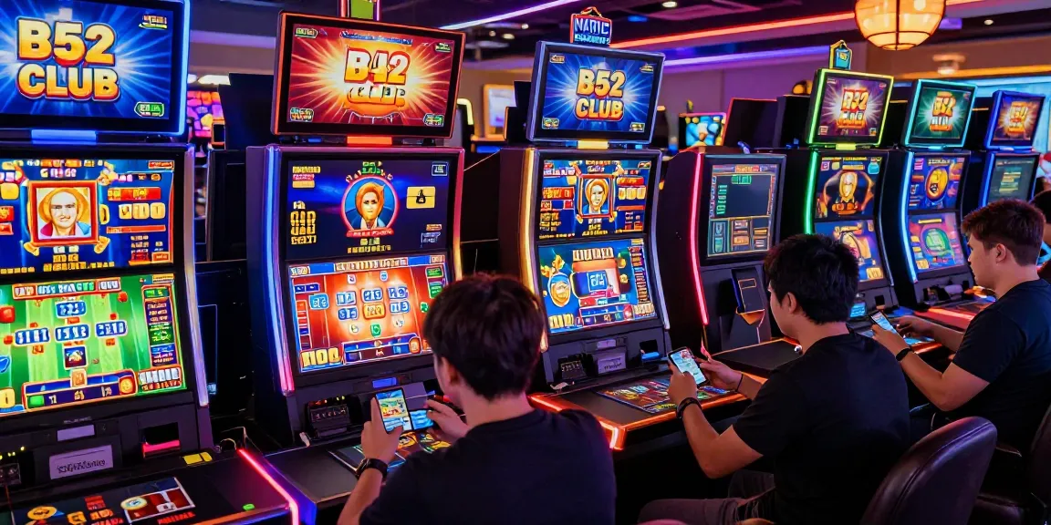 Engaging online gaming scene at https://b52club.radio.fm/ showcasing players immersed in casino games, vibrant atmosphere, and dynamic visuals.