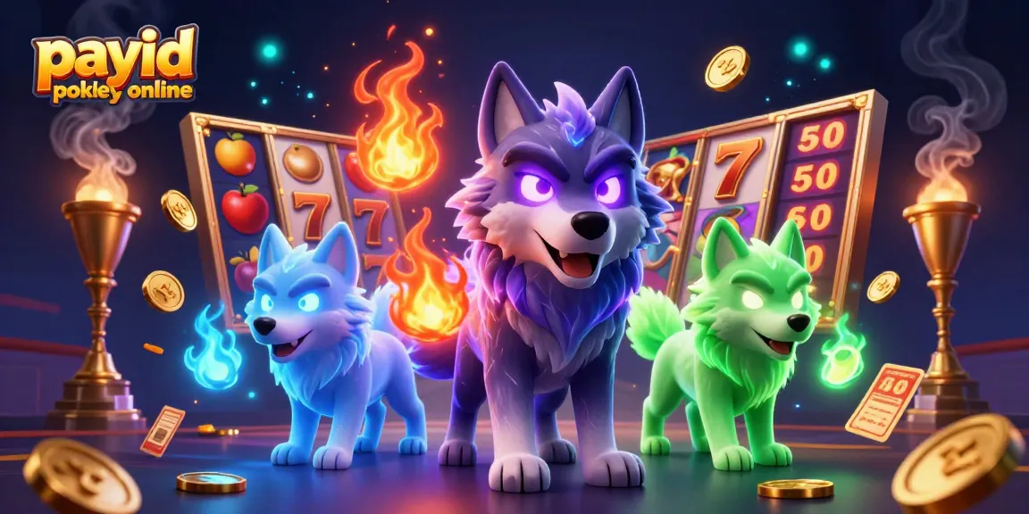 Experience the excitement of payid pokies online with vibrant 3D casino elements and energetic characters.