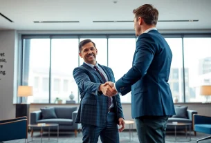 Headhunter Schweiz bietet professionelle Karriereberatung in einem modernen Büro.