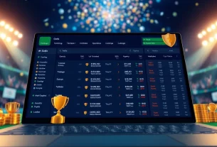 Experience top trang cá cược bóng đá with engaging visuals of betting options and vibrant sports excitement.
